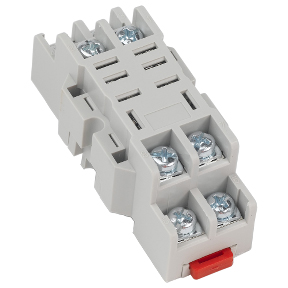 Schneider Electric Socket; 14-Blade; Screw Terminal; for 8501RS4; 8501RSD4; 8501RS14; 8501RSD14; 8501RS24; 8501RSD24; 8501RS34; 8501RSD34 Relays; DIN Rail or Panel Mount